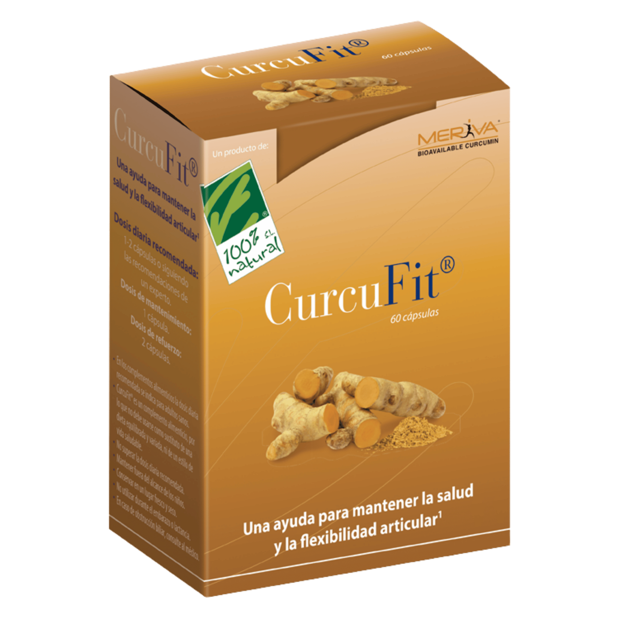 CurcuFit 60 cápsulas de 100% Natural