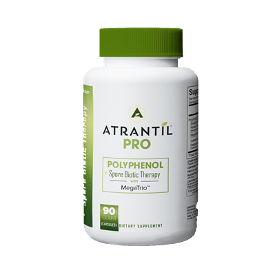 Envase de ATRANTIL PRO 90 cápsulas, suplemento alimenticio