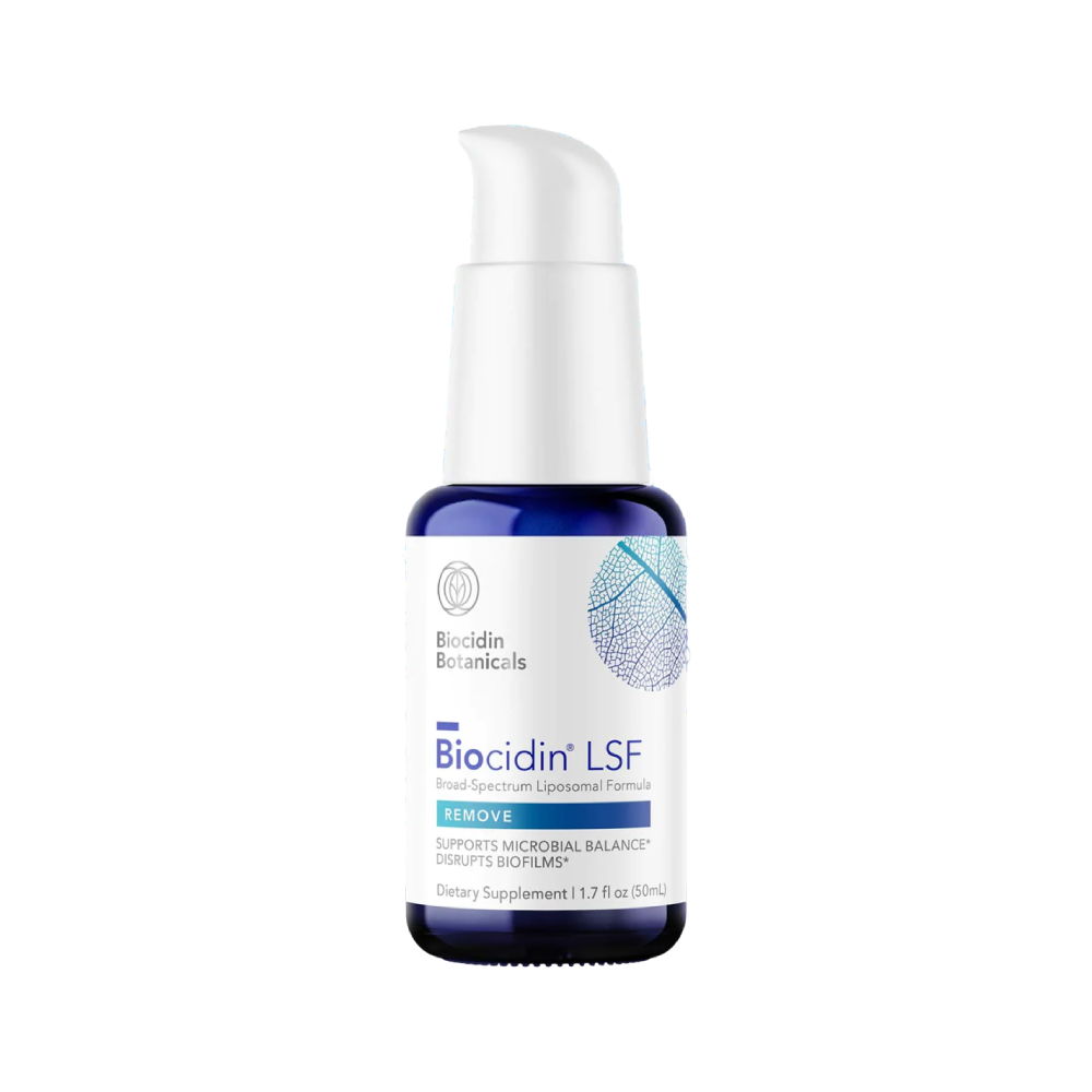 Envase de Biocidin LSF 50 ml Liposomal, suplemento alimenticio