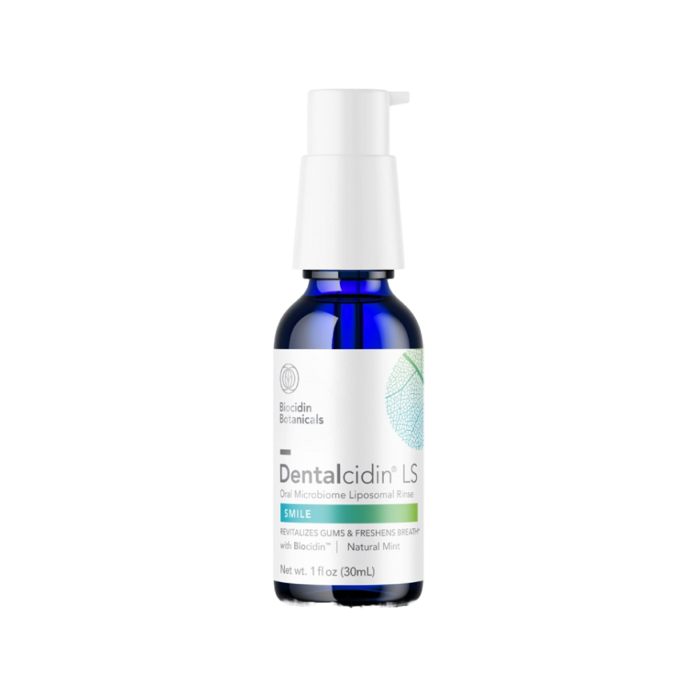 Envase de Biocidin DENTALCIDIN LS 30 ml enjuague, suplemento alimenticio
