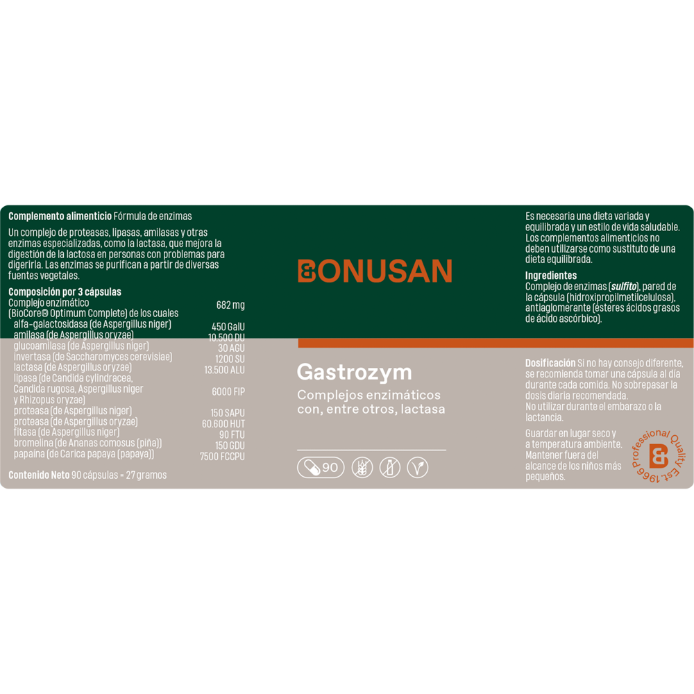 Bonusan GASTROZYM 90 cápsulas