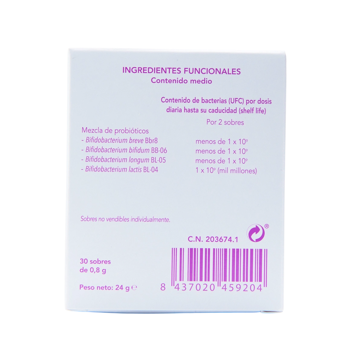 Bromatech BIFISELLE 30 sobres