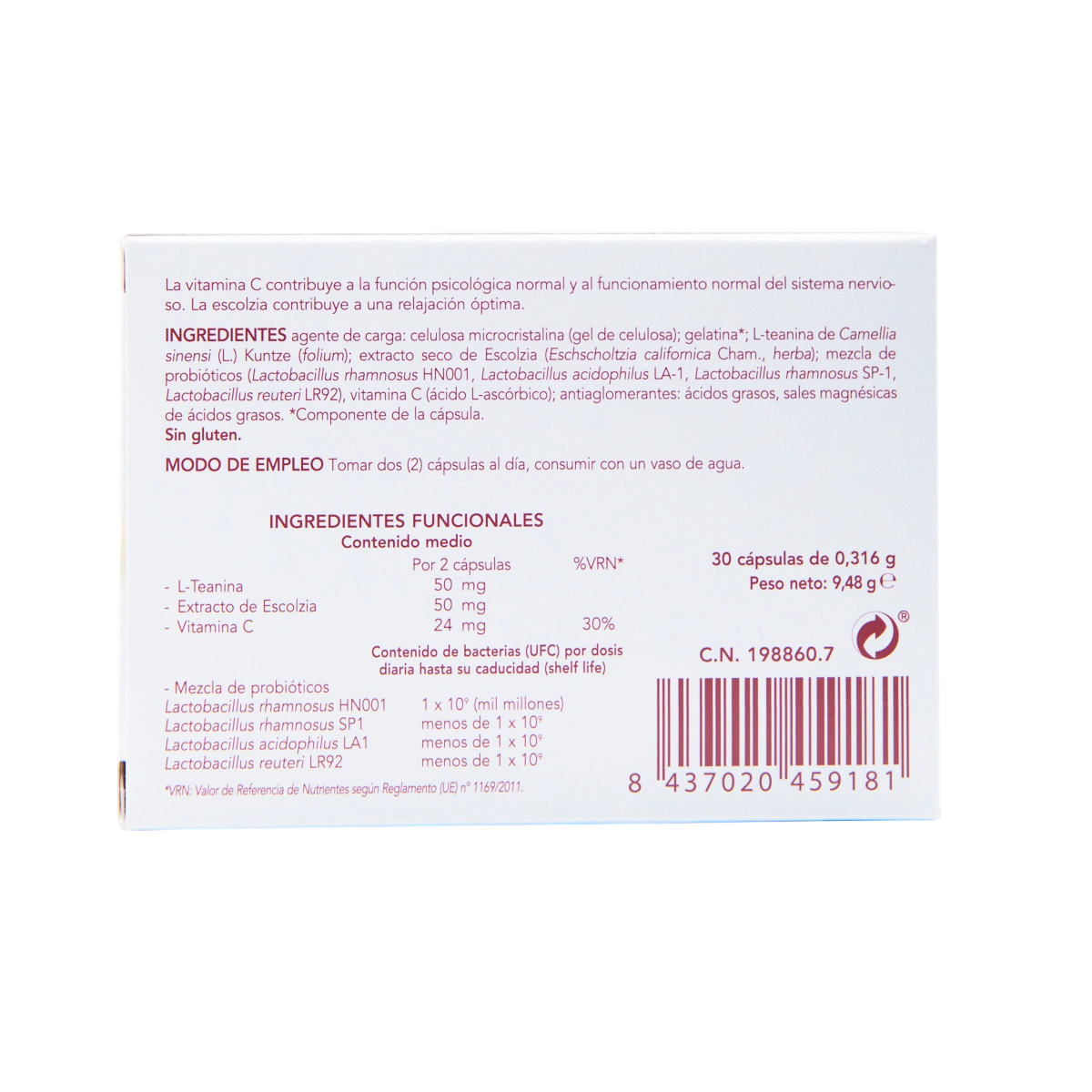 Bromatech PSICOBRAIN 30 cápsulas