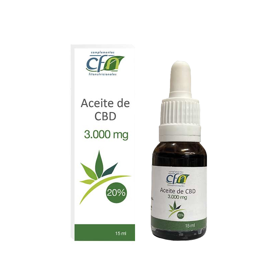 Cfn ACEITE CBD 20% 15 ML - Alta concentración