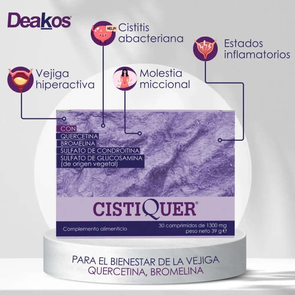 Deakos Cistiquer 30 comprimidos - información secundaria