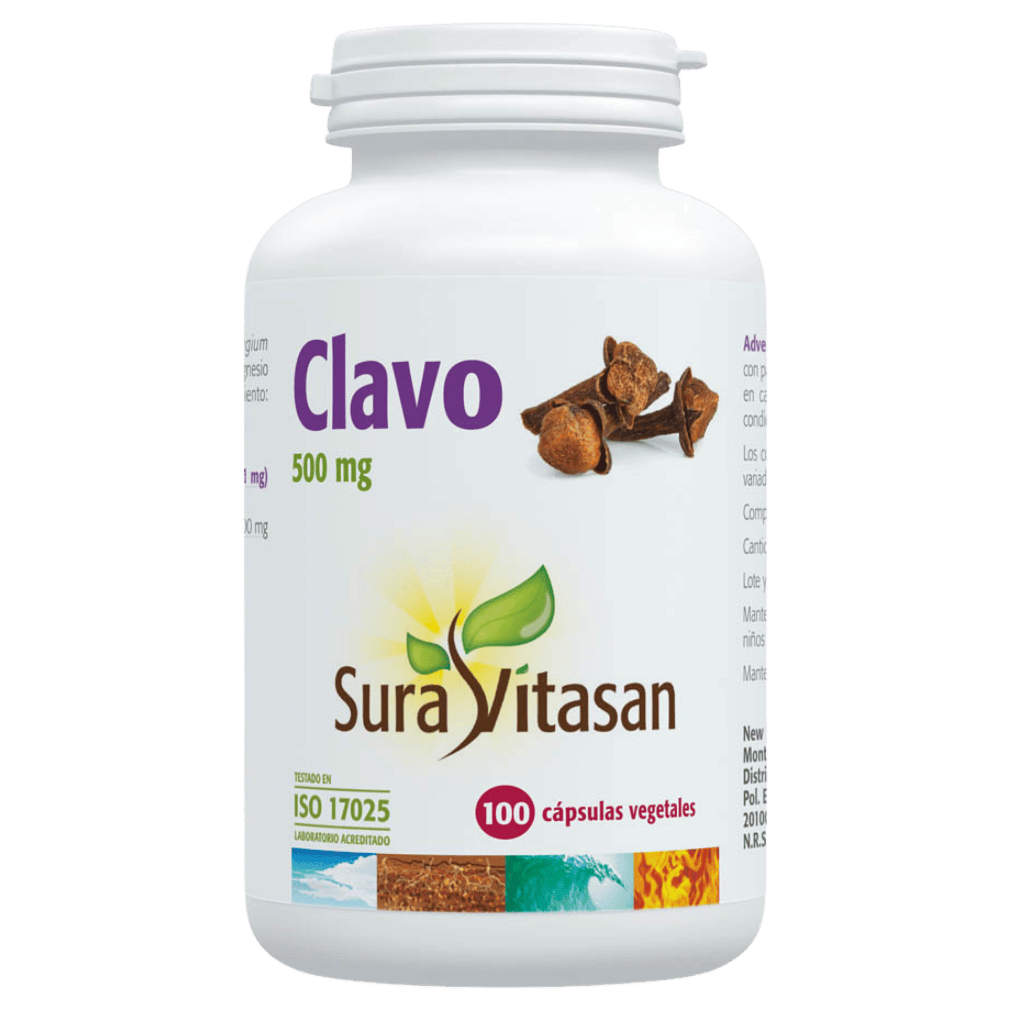 Clavo 500 mg 100 cápsulas