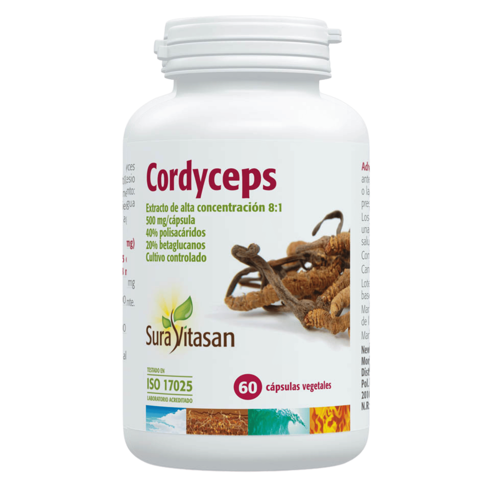 Cordyceps 500 mg 60 cápsulas