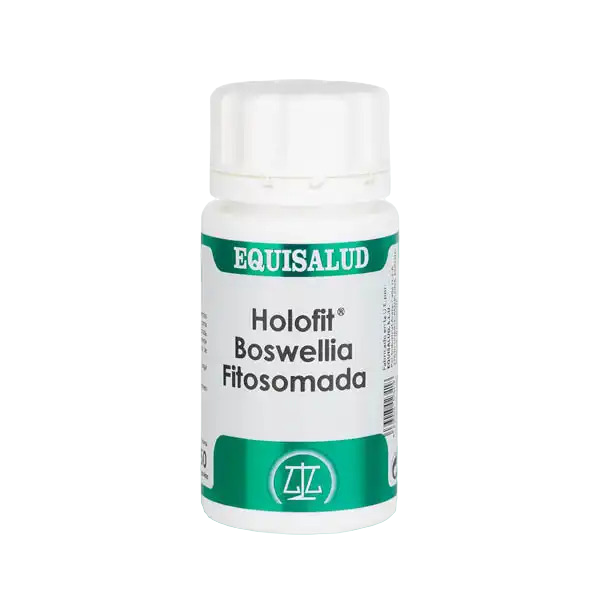 Envase de Equisalud Holofit BOSWELLIA Fitosomada 50 cápsulas, suplemento alimenticio