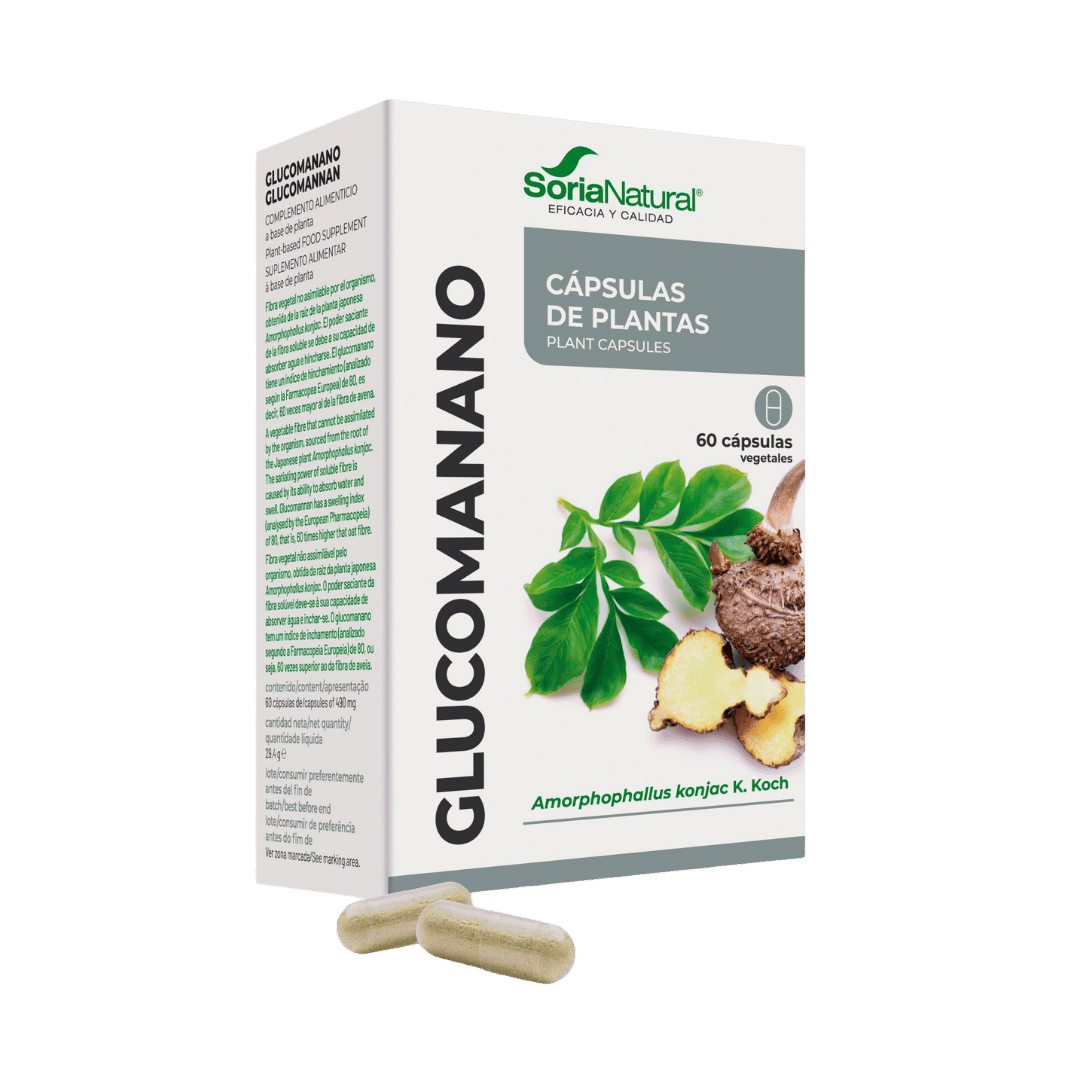 Glucomanano 60 cápsulas