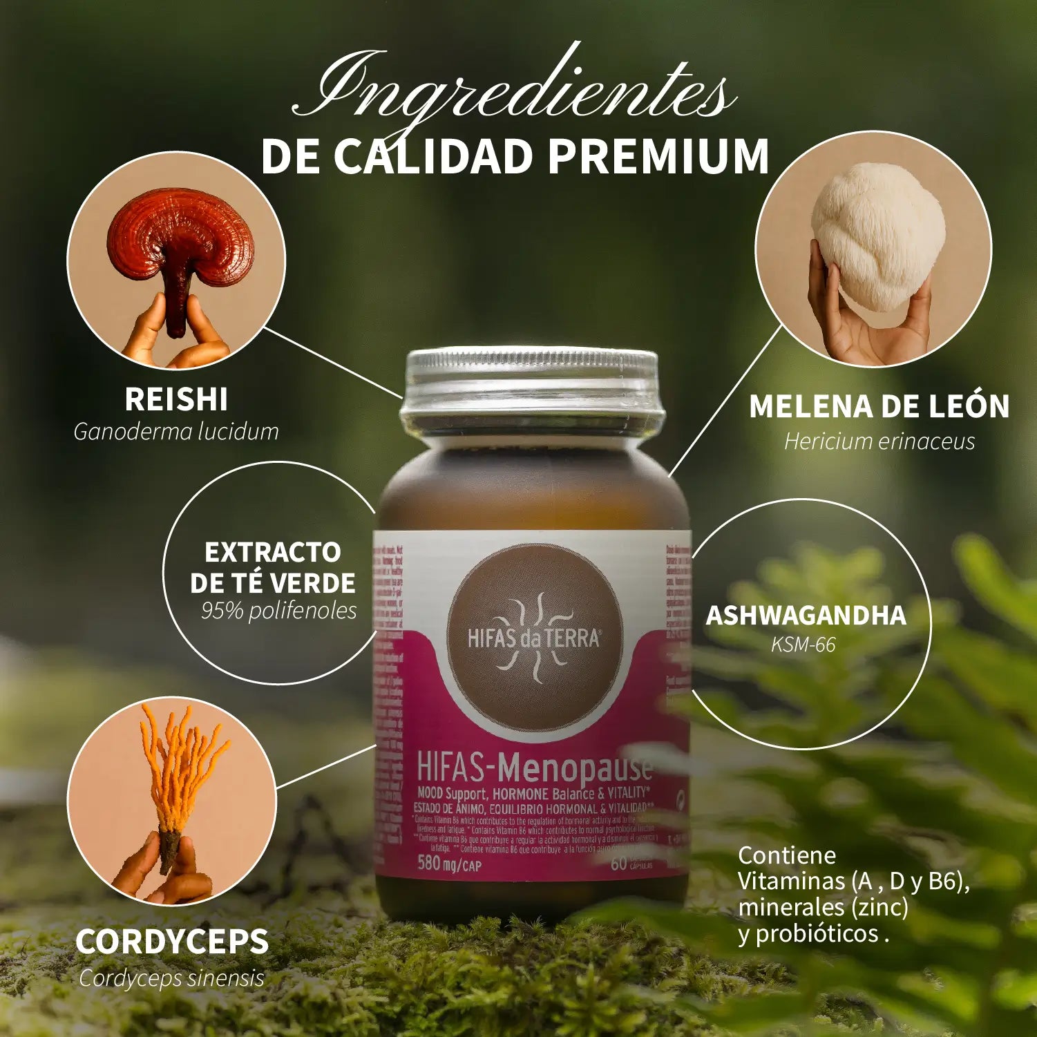 HIFAS-Menopause (Menopausia) 60 cápsulas