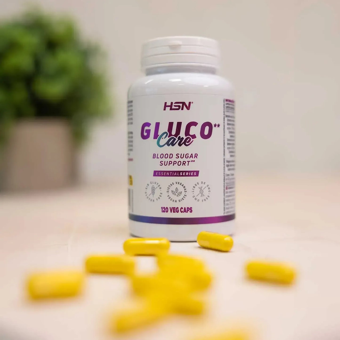 HSN GLUCO CARE 120 cápsulas