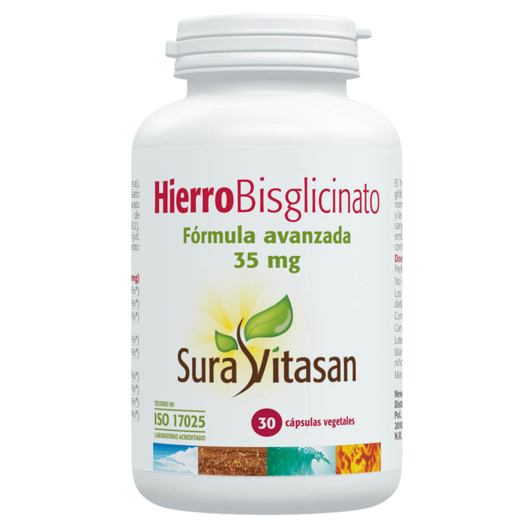 Hierro Bisglicinato 35 mg 30 cápsulas