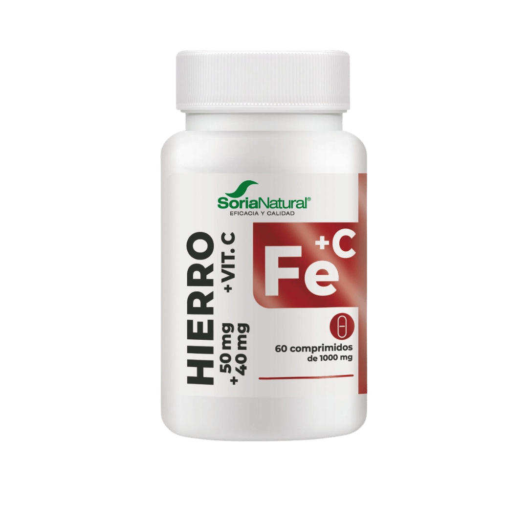 Hierro con vitamina C liberación sostenida 60 comprimidos