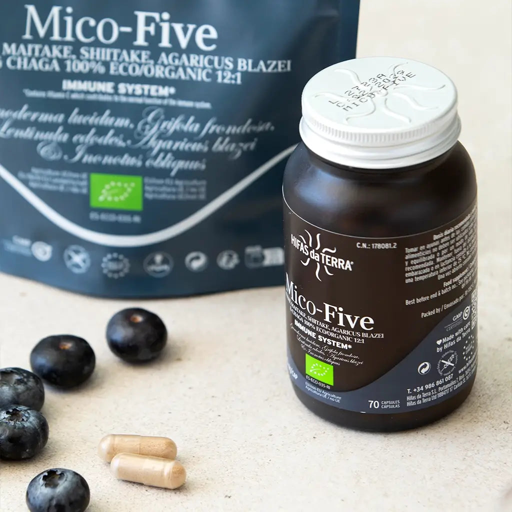 Hifas da Terra MICO-FIVE 70 cápsulas