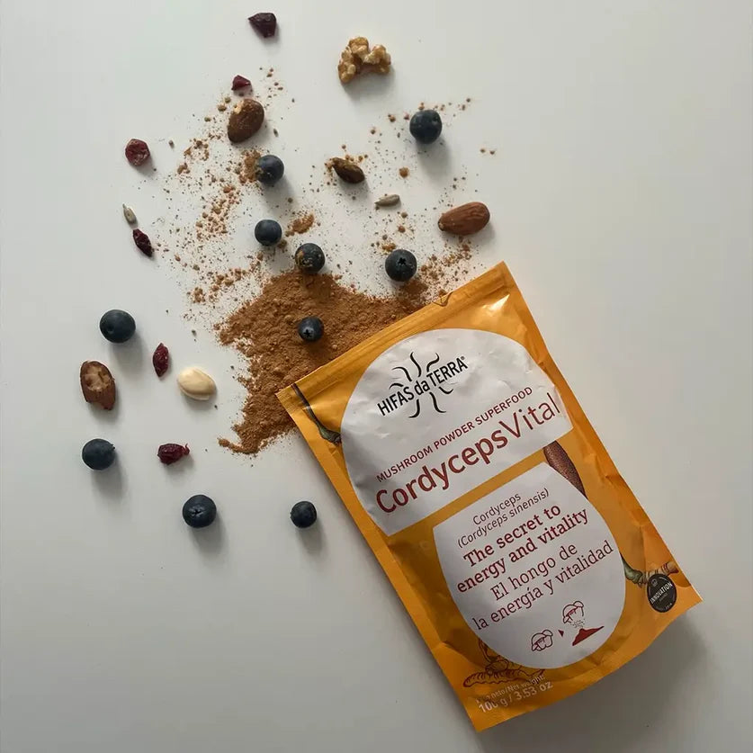 Hifas da Terra CORDYCEPS VITAL (100% Polvo de Cordyceps) 100 g