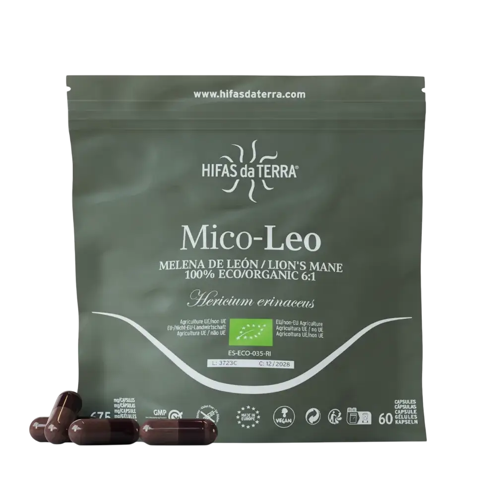 Hifas da Terra MICO-LEO Refill 60 cápsulas