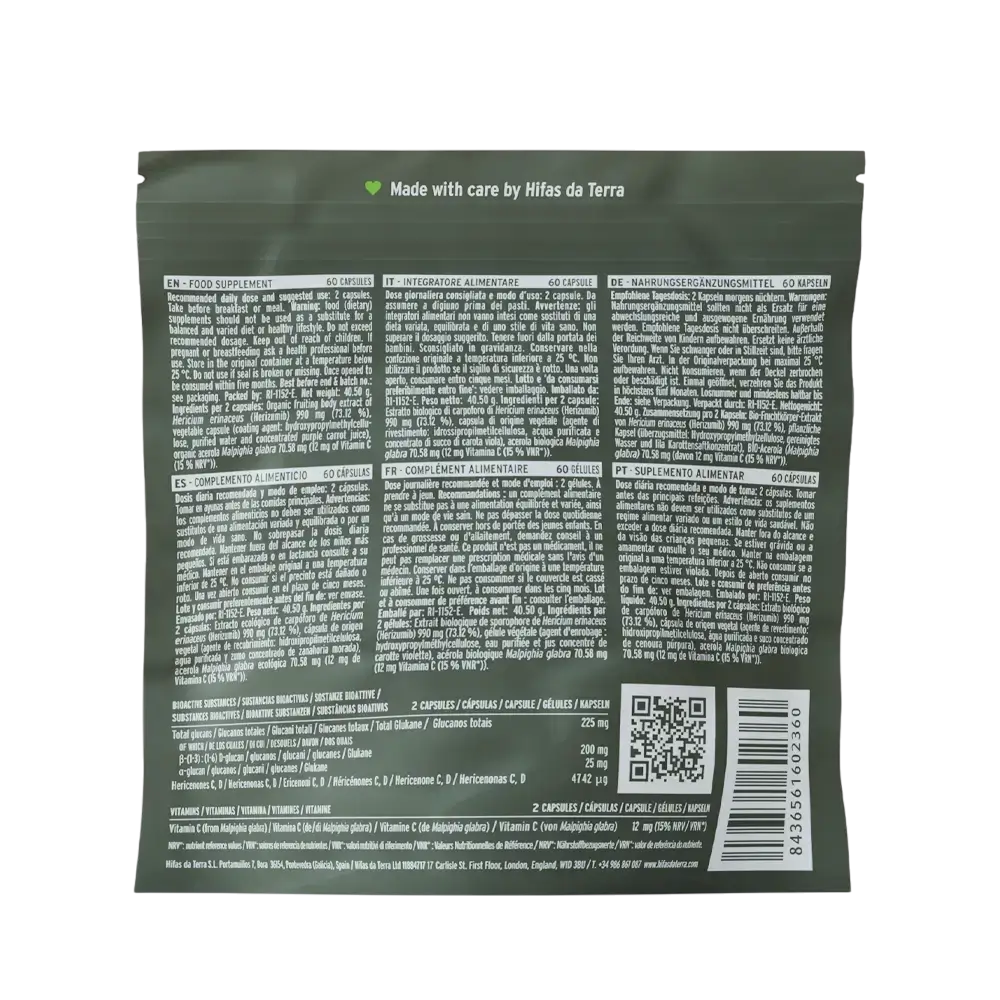 Hifas da Terra MICO-LEO Refill 60 cápsulas