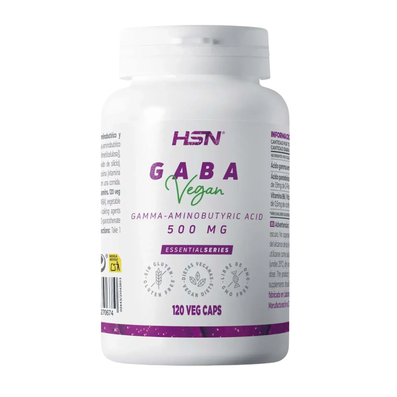HSN GABA 120 cápsulas