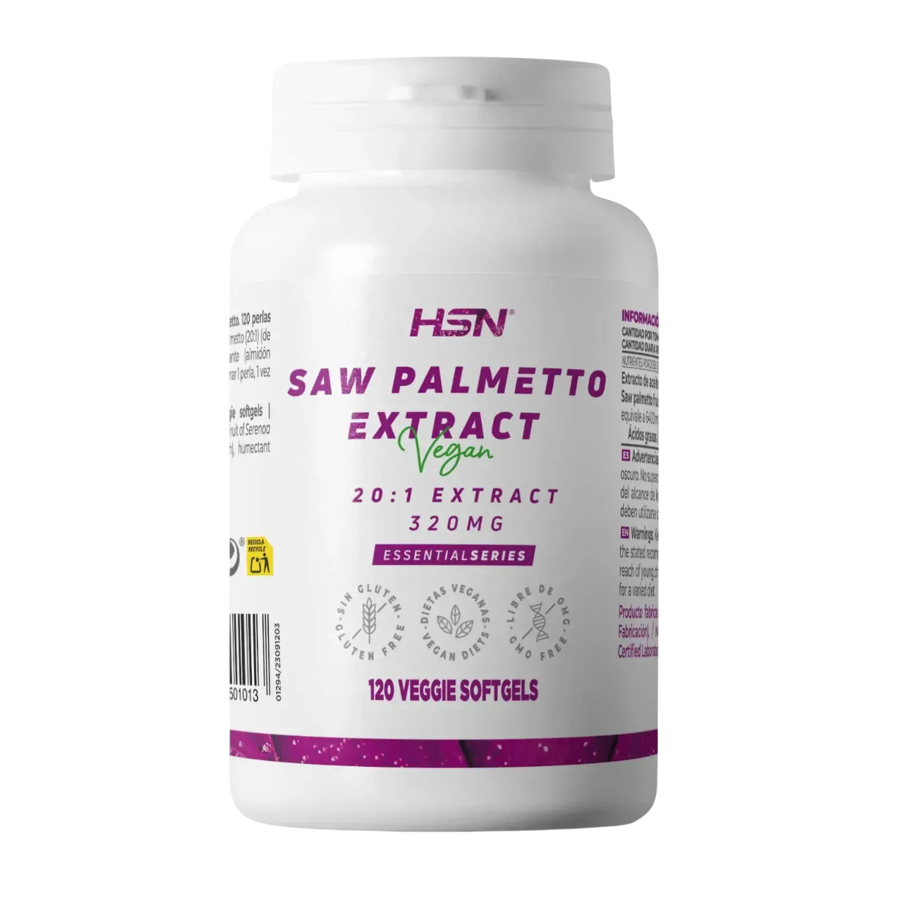 HSN SAW PALMETTO 120 perlas