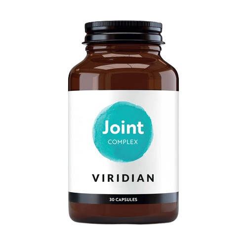Envase de Viridian COMPLEJO ARTICULAR (JOINT COMPLEX) 30 cápsulas, suplemento alimenticio