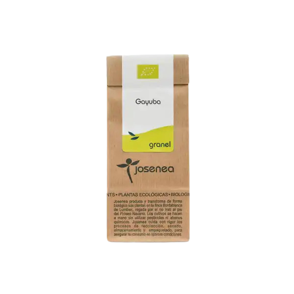 Envase de Josenea GAYUBA BIO 50 g granel, infusión