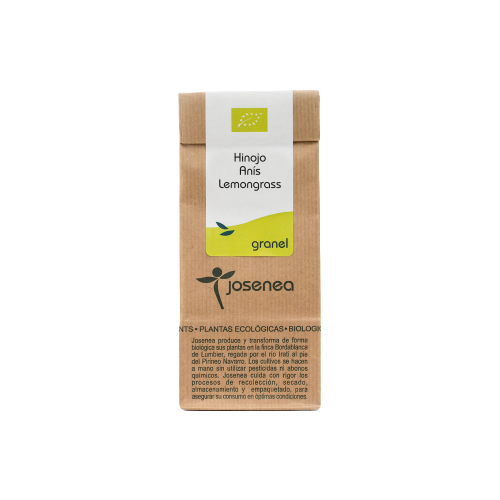Envase de Josenea HINOJO ANIS LEMONGRASS BIO 50 g granel, infusión