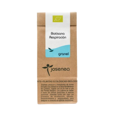 Envase de Josenea BIOTISANA RESPIRACIÓN 40 g granel, infusión
