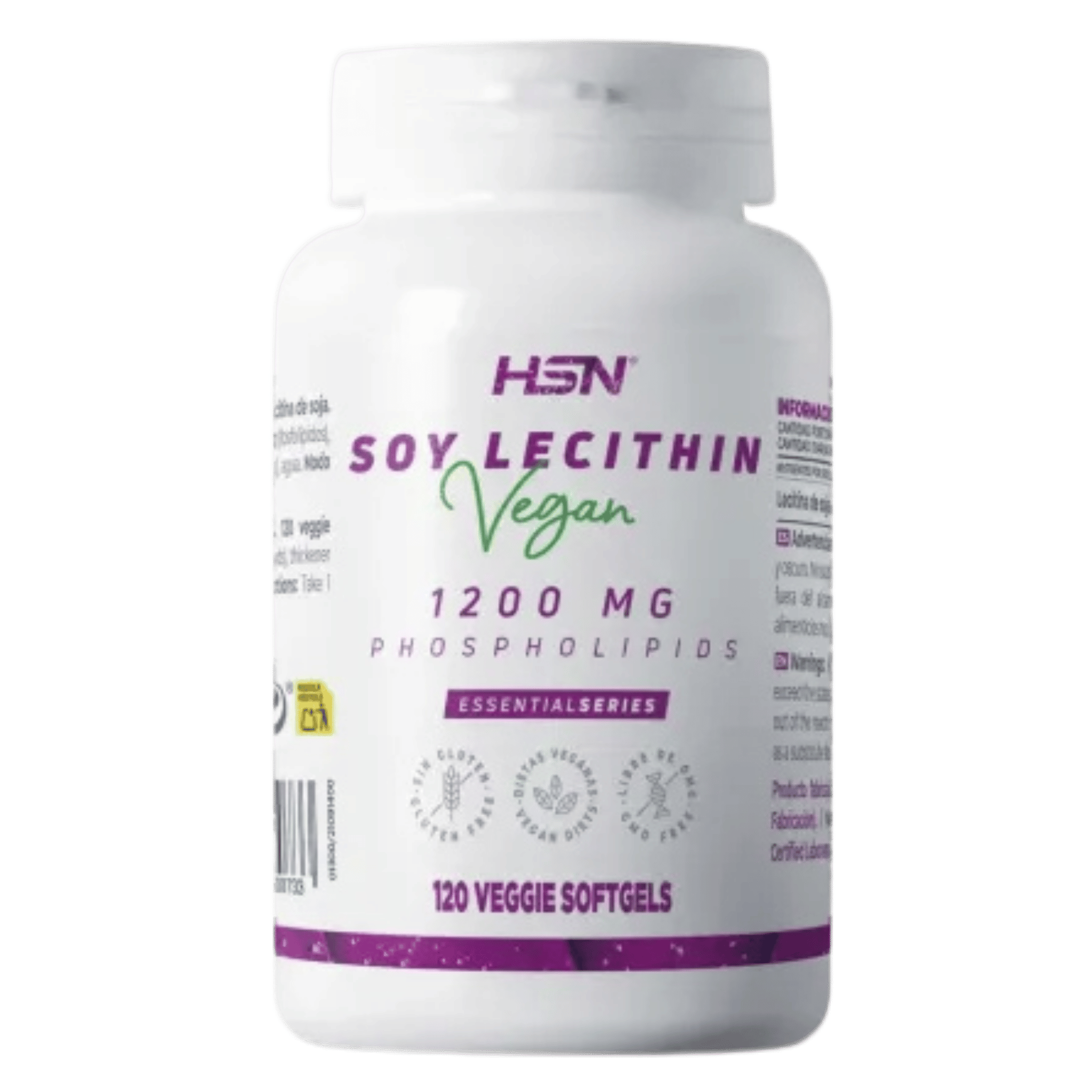 Lecitina de Soja 1200 mg 120 cápsulas