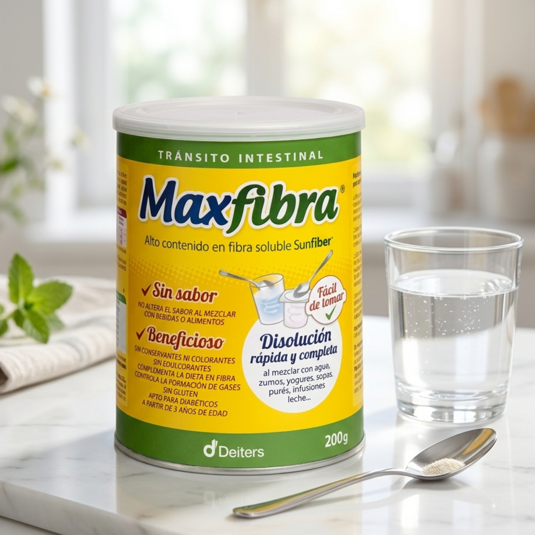 Maxfibra 200 g en polvo