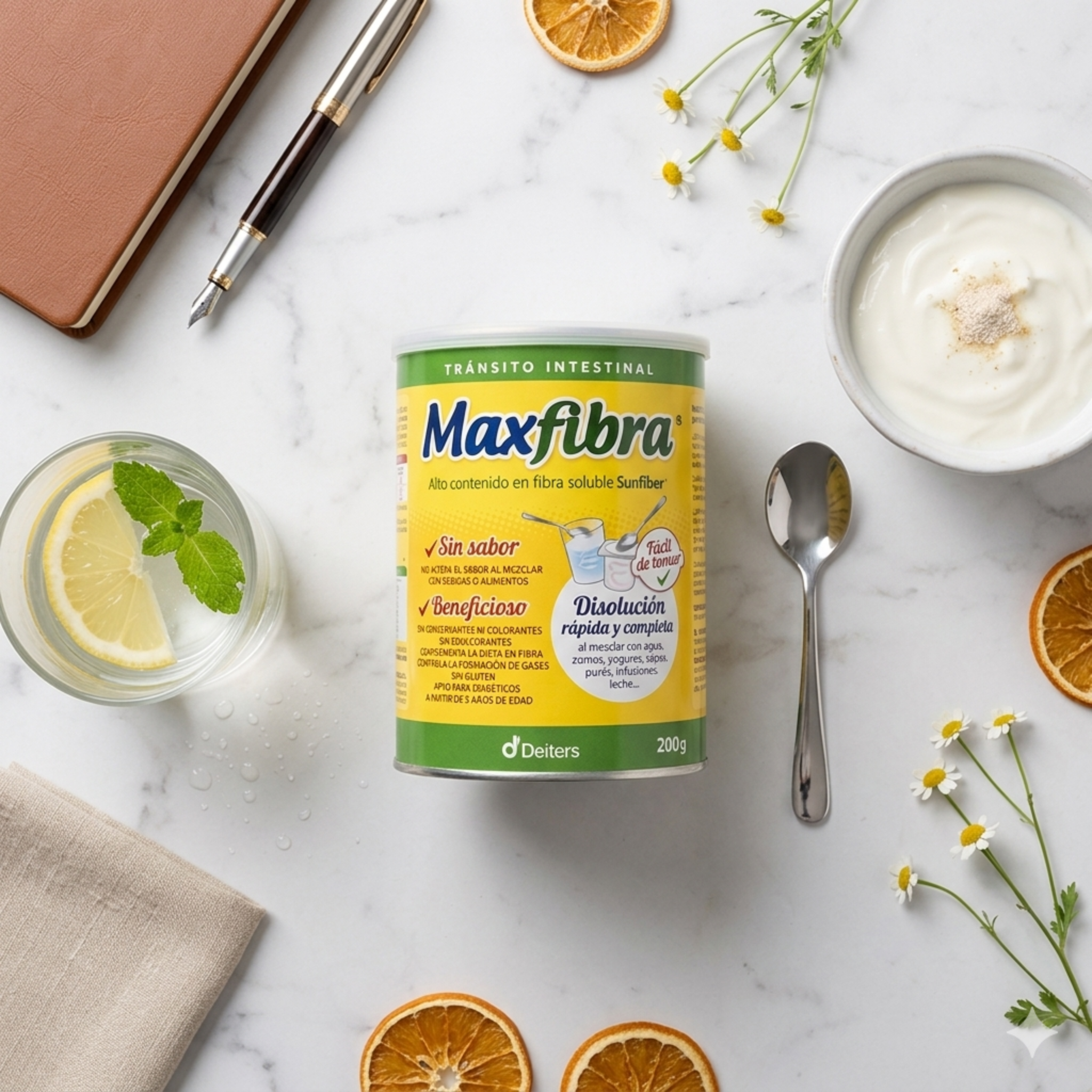 Maxfibra 200 g en polvo