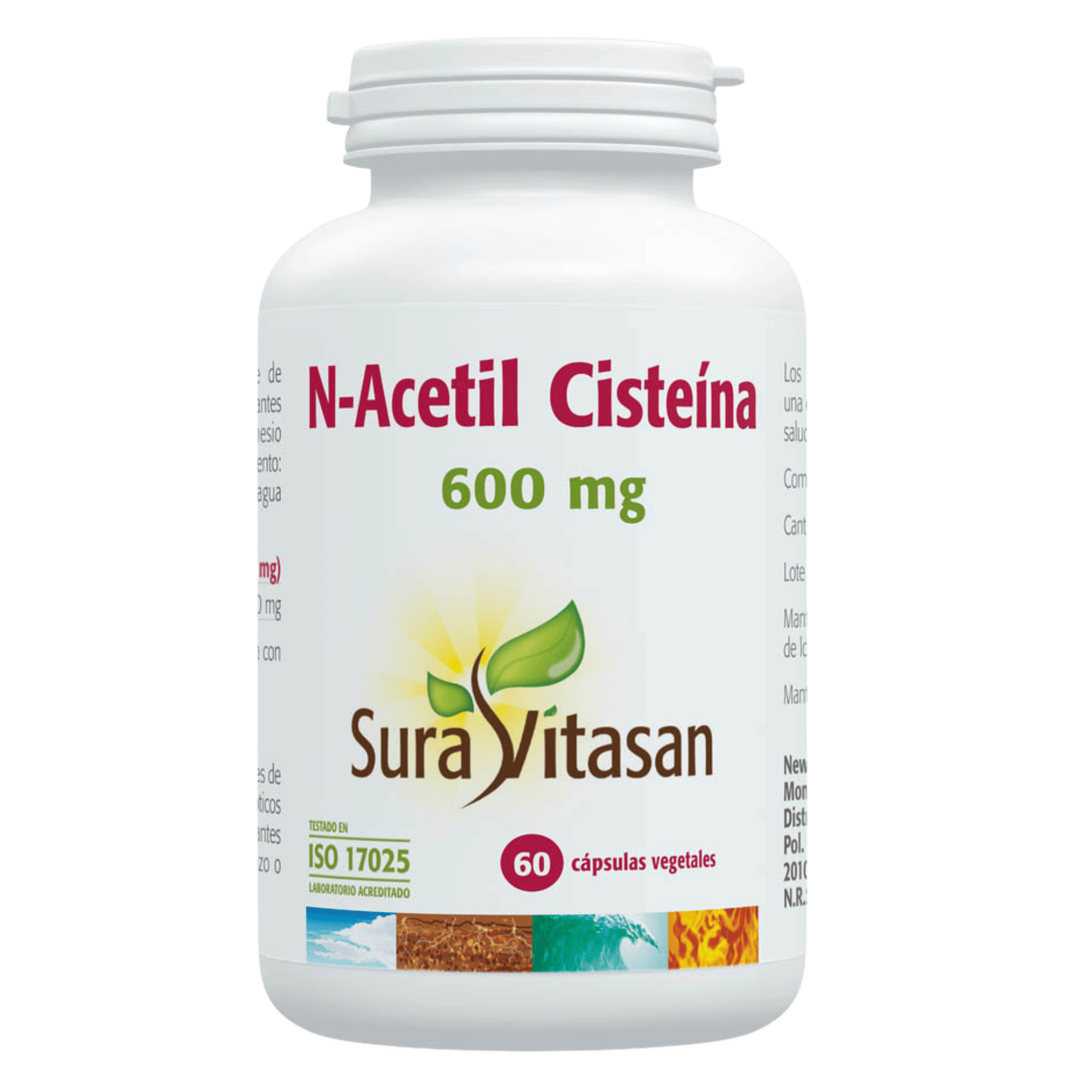 N-Acetil Cisteína (NAC) 600 mg 60 cápsulas