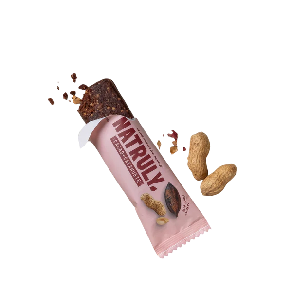 Natruly BARRITA RAW Cacao y Cacahuete 40 g BIO