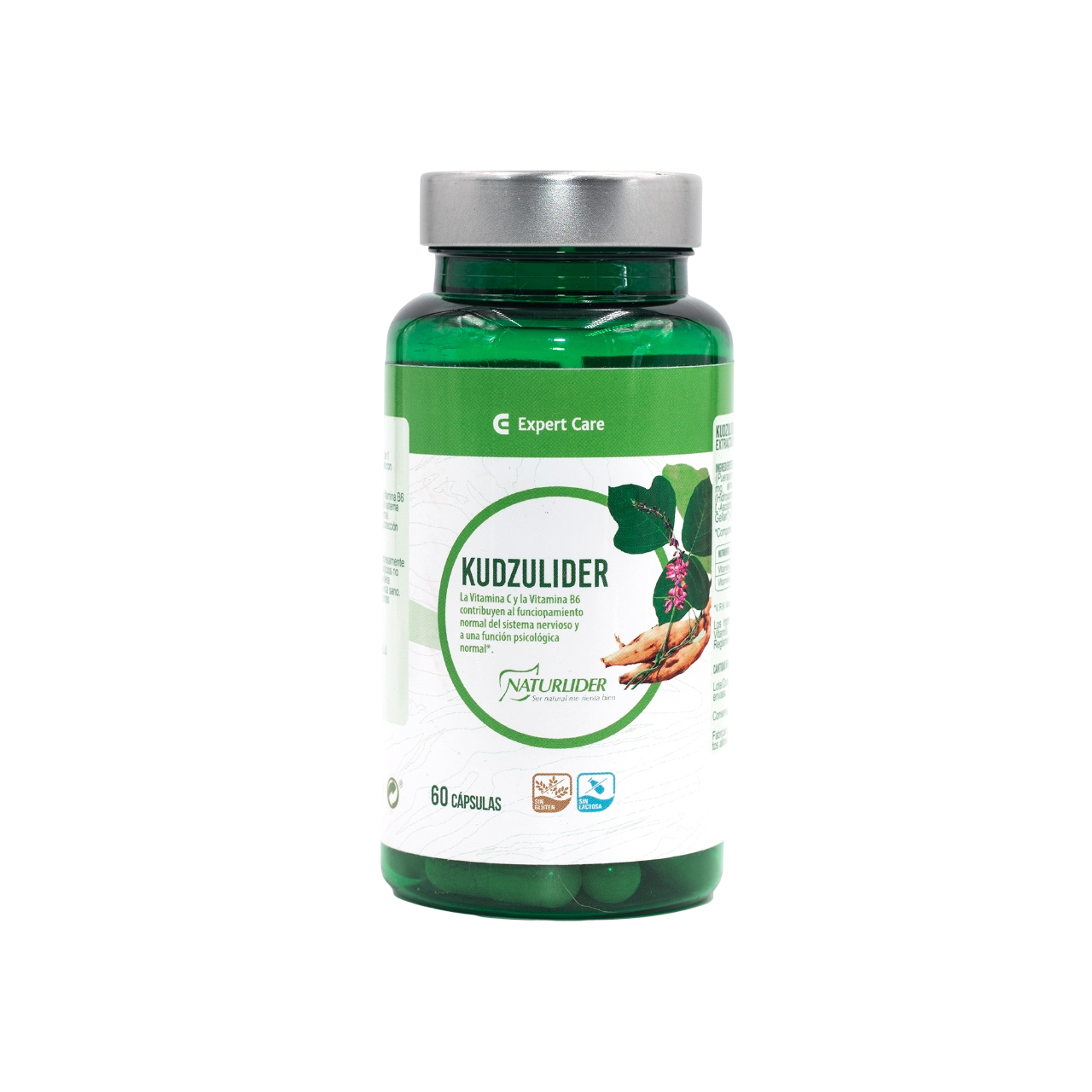 Envase de Naturlider KUDZULIDER 60 cápsulas vegetales, suplemento alimenticio