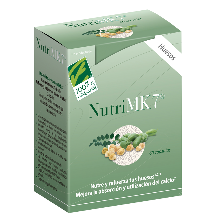 NutriMK7 Huesos (Vitamina K2 + D3) 60 cápsulas