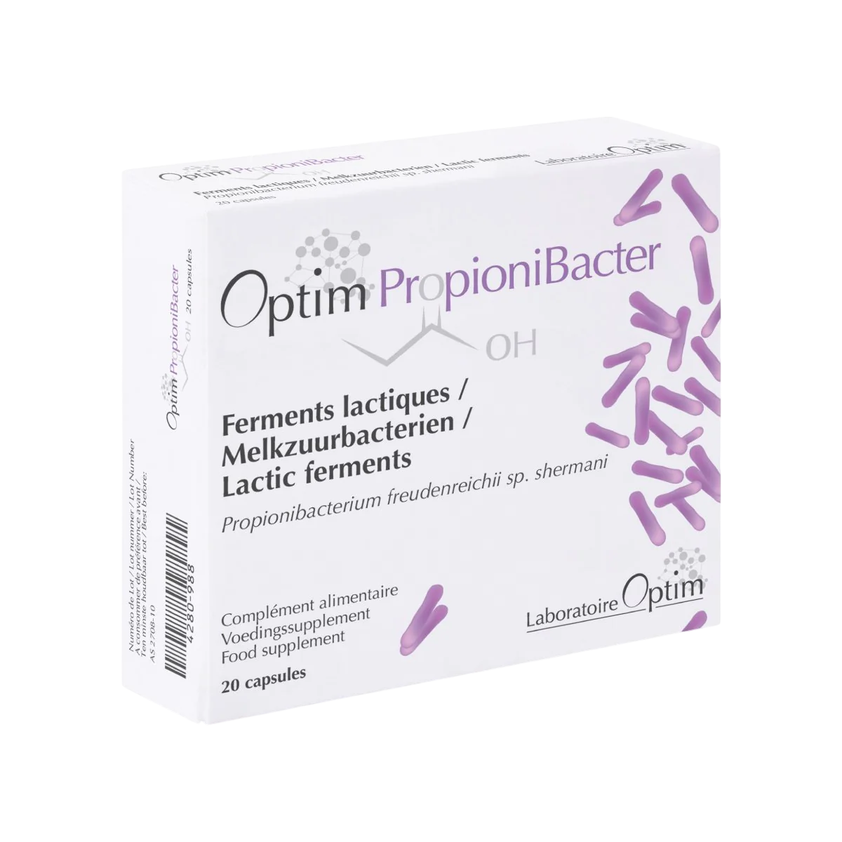 Propionibacter 20 cápsulas