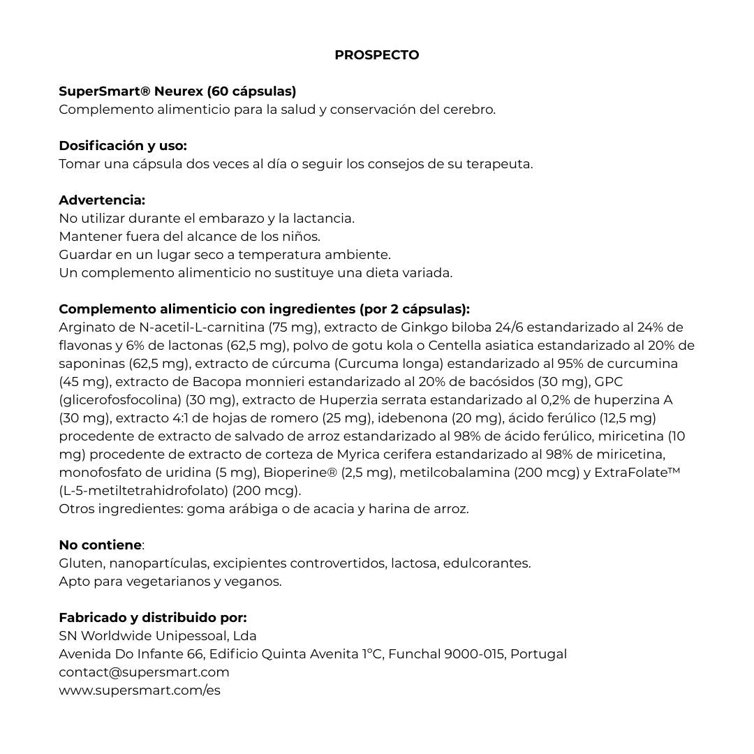 Neurex 60 cápsulas
