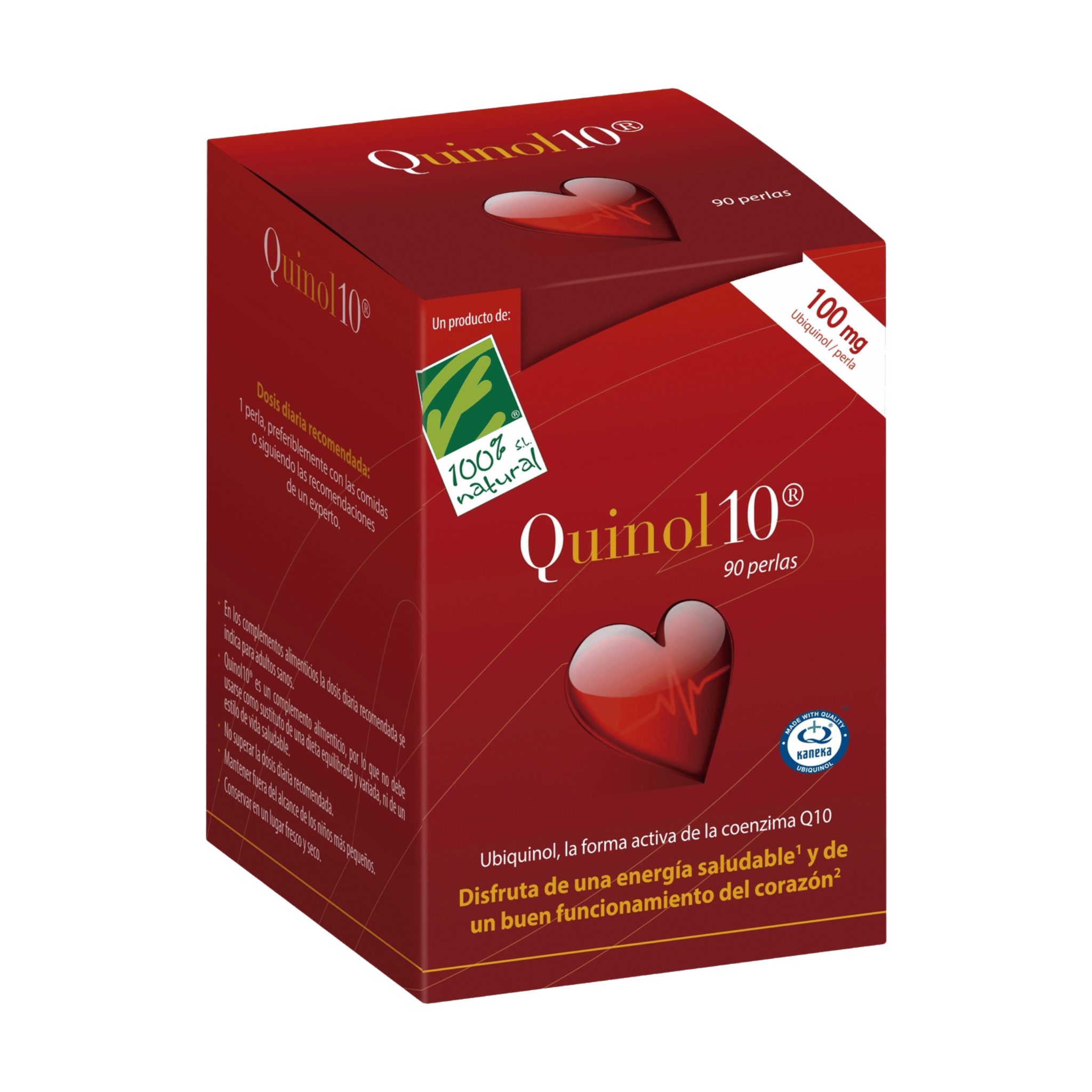 Quinol10 100 mg 90 perlas