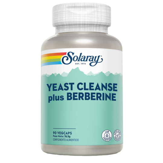 Solaray YEAST CLEANSE PLUS BERBERINE 90 cápsulas