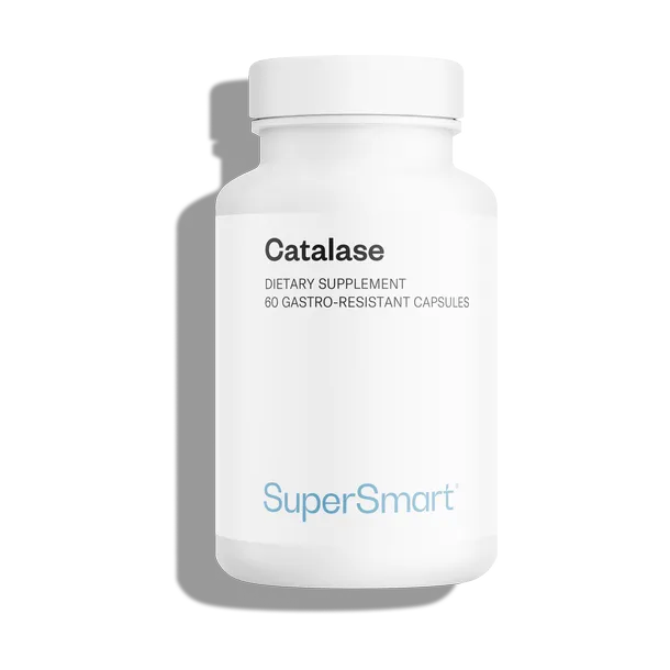 Envase de Supersmart CATALASE 60 cápsulas, suplemento alimenticio