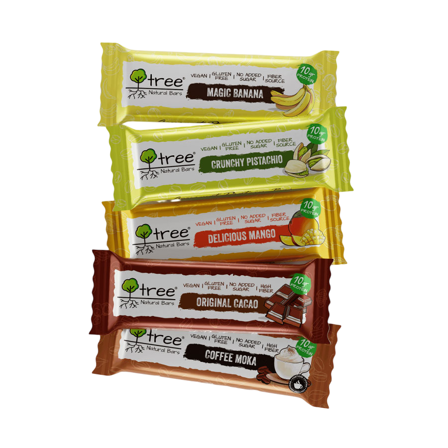 Tree Natural Bars BARRITA DE PROTEÍNA Mix Bars 50 g - Pack 10x