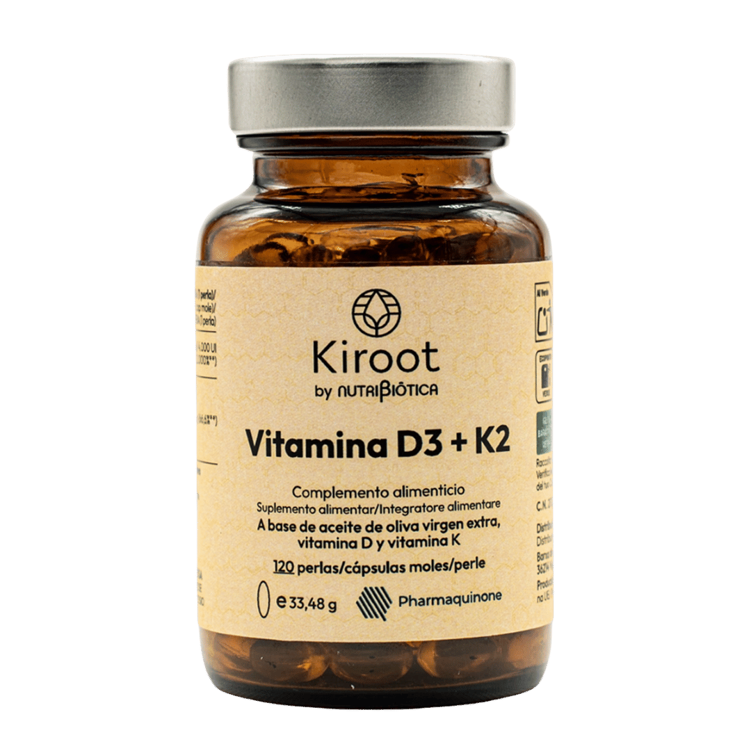 Vitamina D3+K2 120 perlas