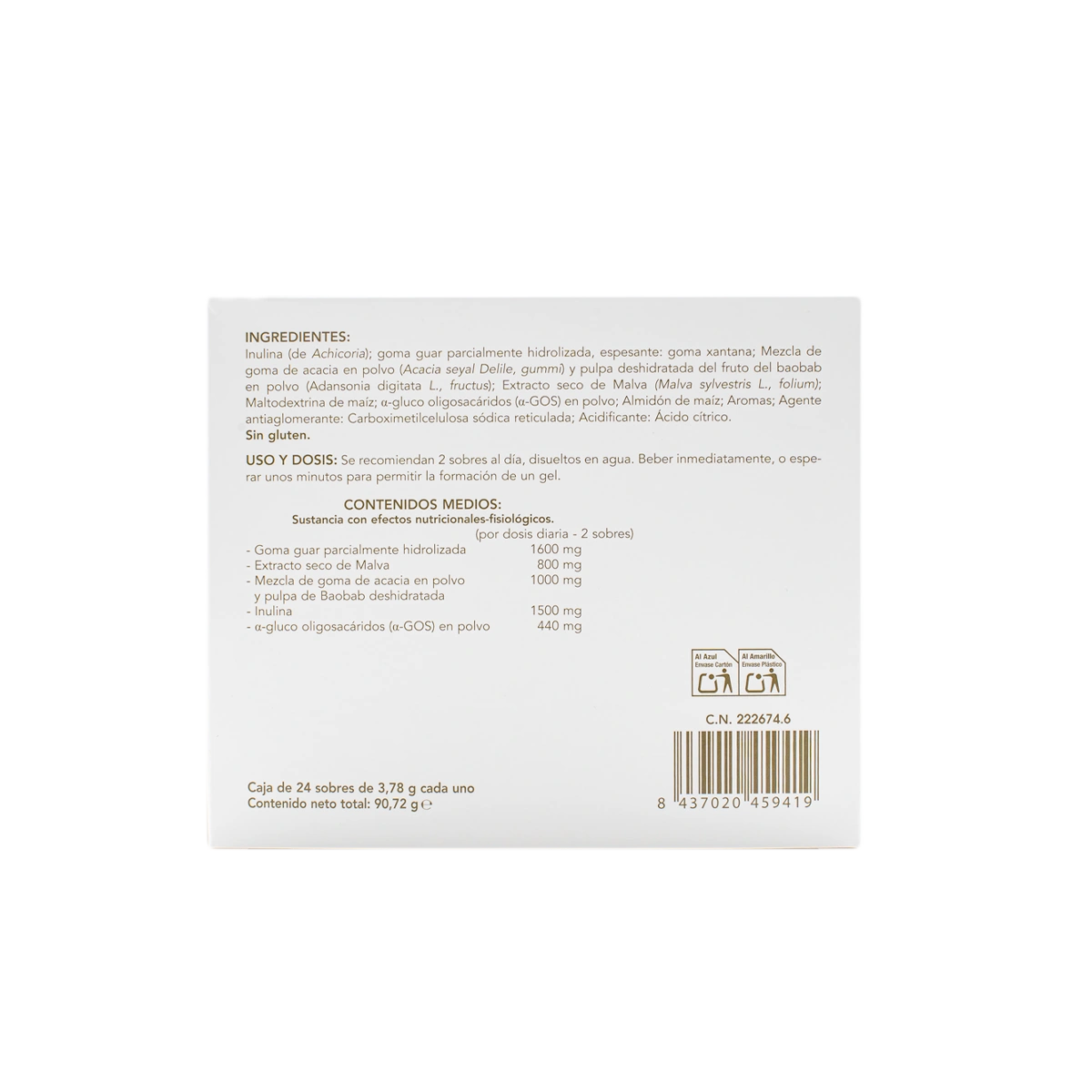Xantonet B Gel 24 sobres