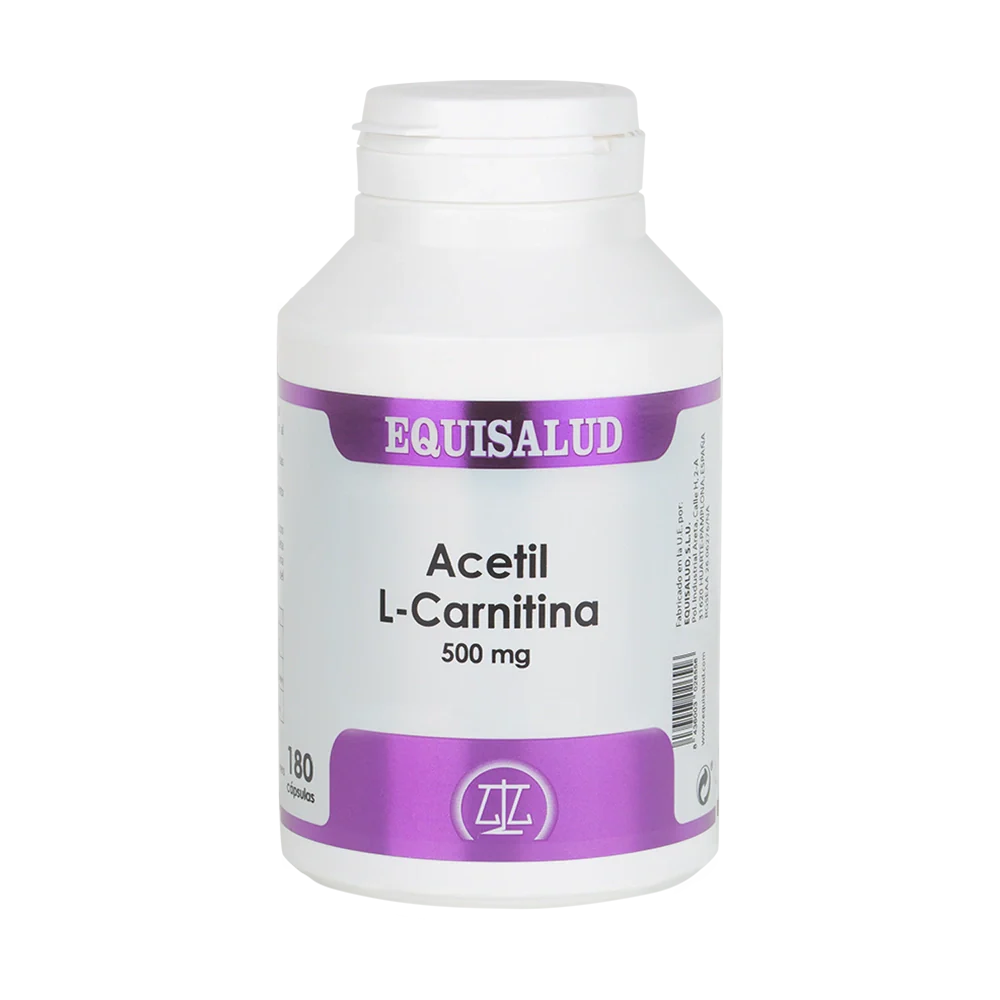 Equisalud Acetil L-Carnitina 500 mg 180 cápsulas