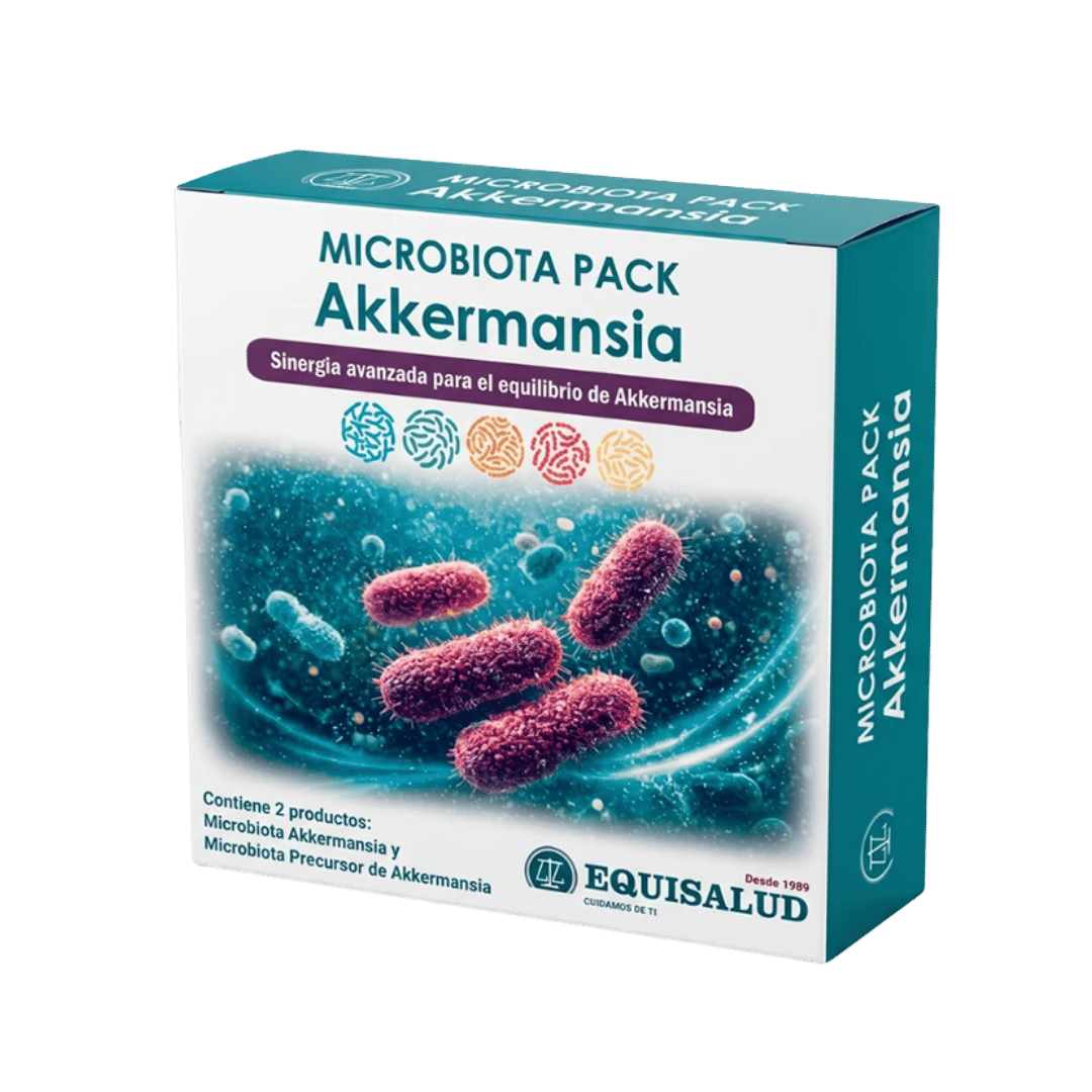 Microbiota Pack Akkermansia 30 + 60 cápsulas de Equisalud