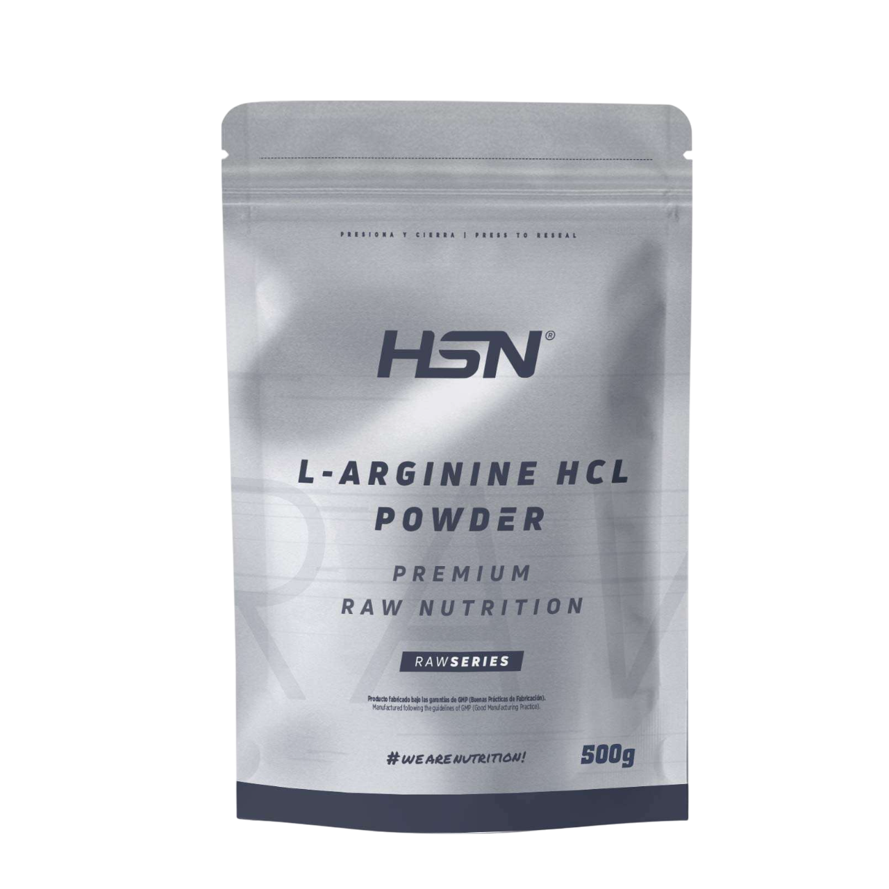 L-Arginina HCL en polvo 500 g de HSN