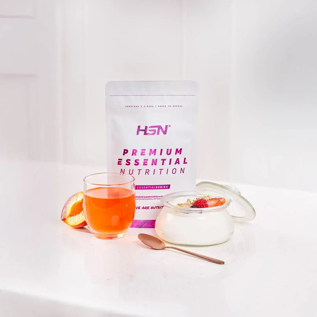 HSN PMOS Complex en polvo 150 g sabor melocotón