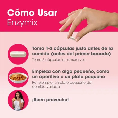 Intoleran Enzymix 36 cápsulas