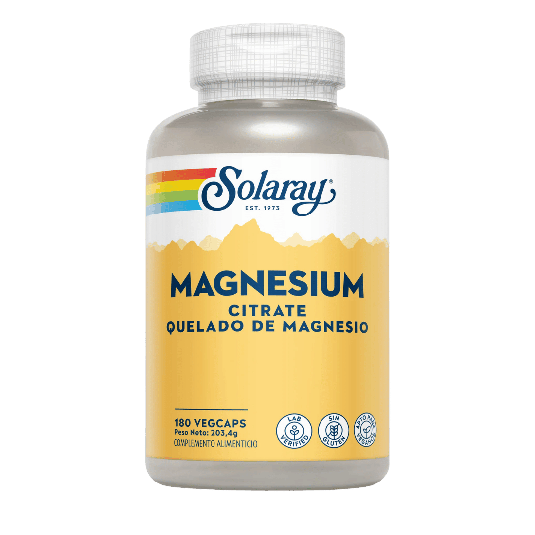 Solaray Citrato de Magnesio 180 cápsulas