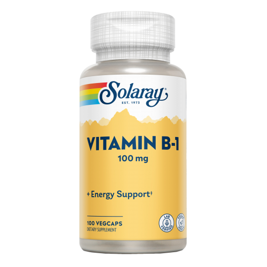 Vitamina B1 100 cápsulas de Solaray