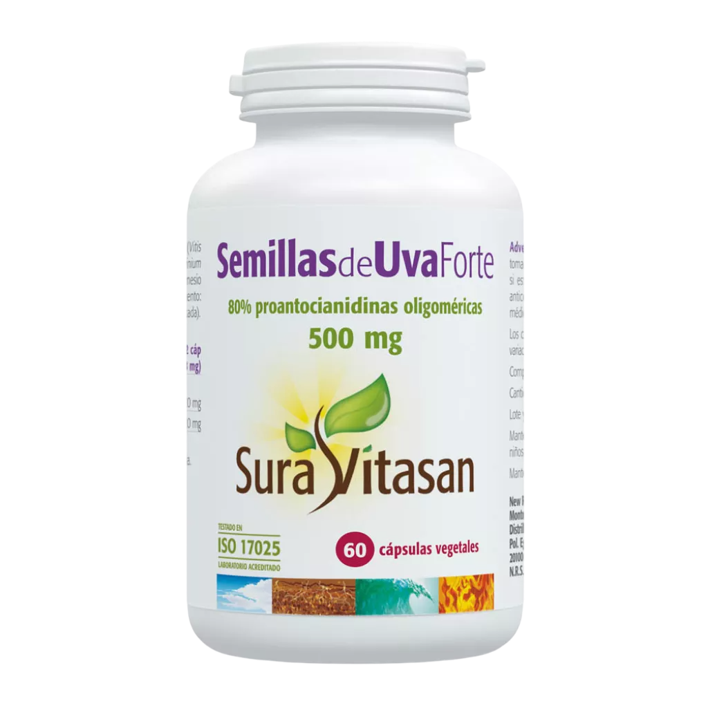 Semillas de Uva Forte 60 cápsulas de Sura Vitasan